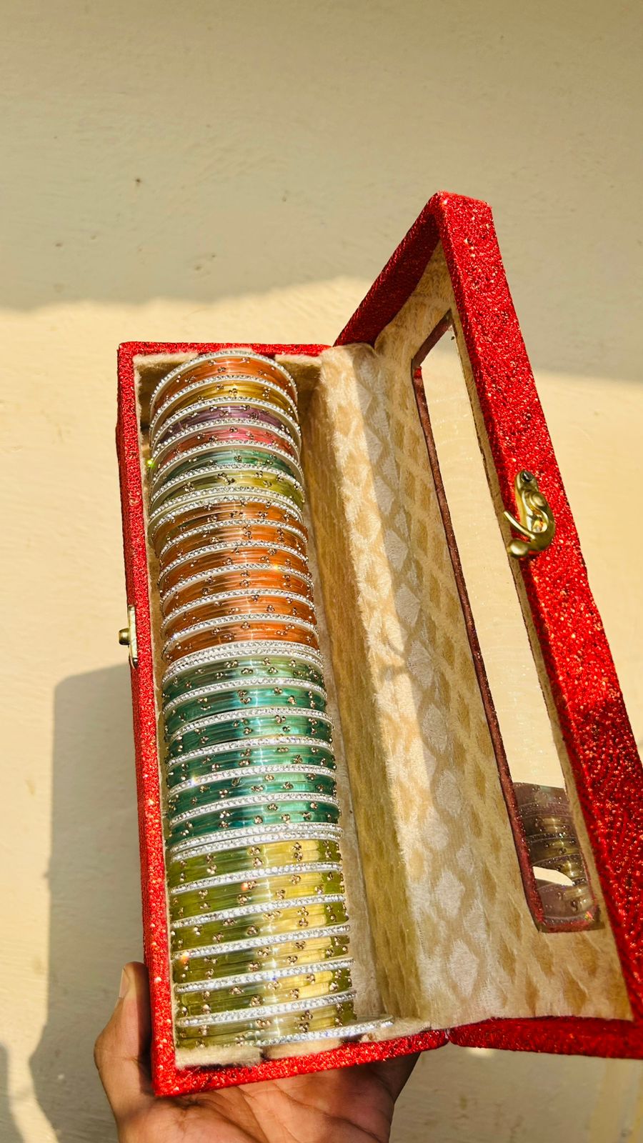 Premium multi colour Colourful Bangles Set for Women (48 bangles, 28 kade)