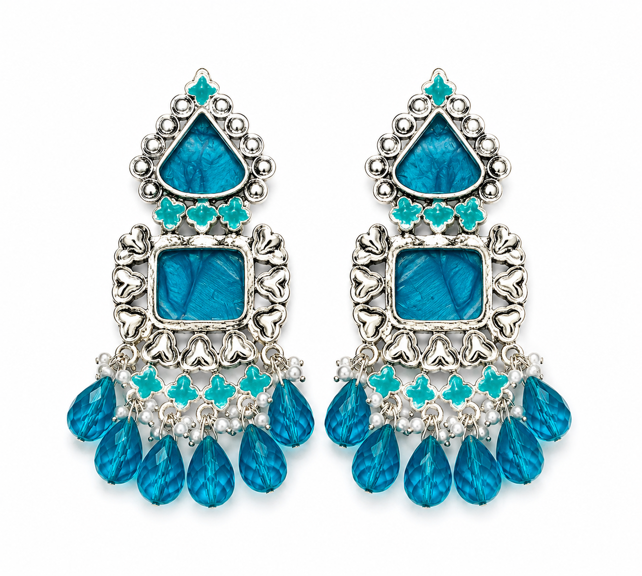Boho Blue Earrings