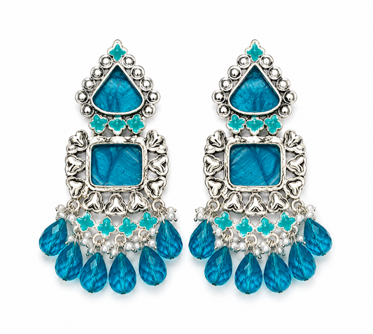 Boho Blue Earrings