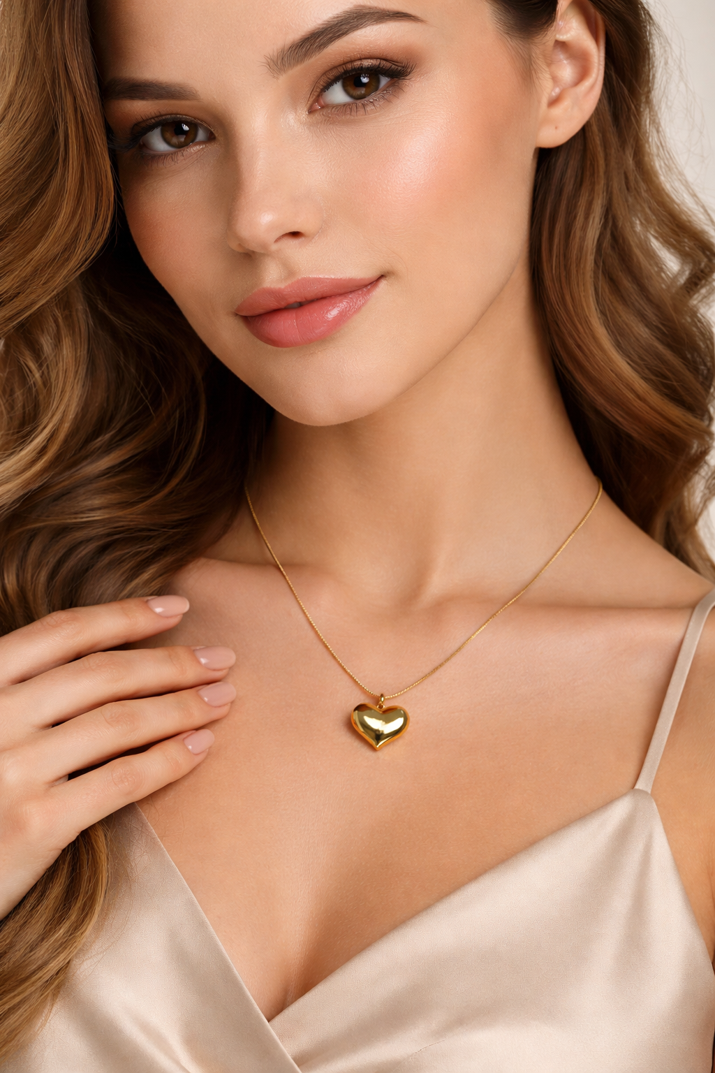 Everyday Heart Charm Necklace for Women & Girls