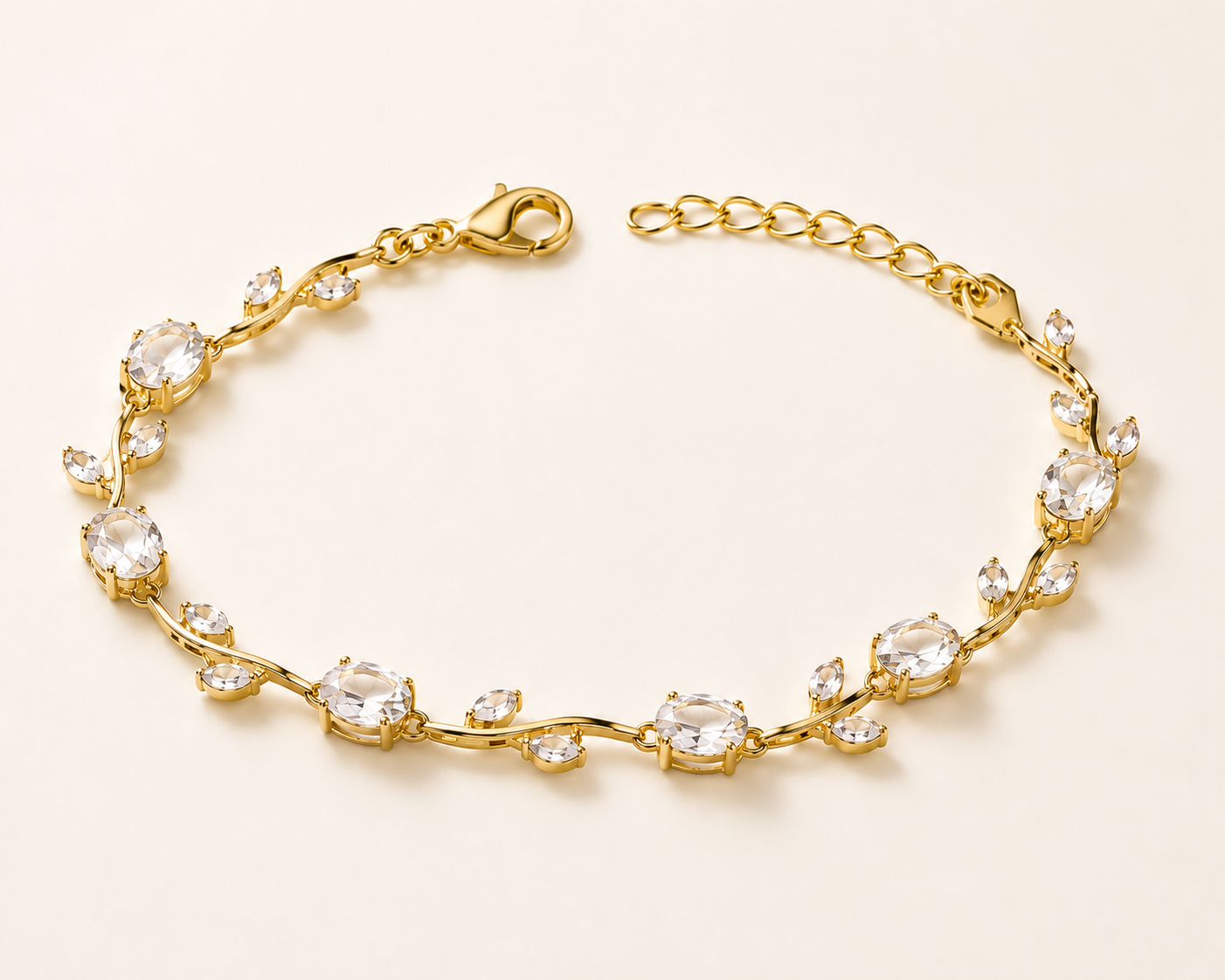 Minimal Red Anti Tarnish Daily Wear Bracelet
