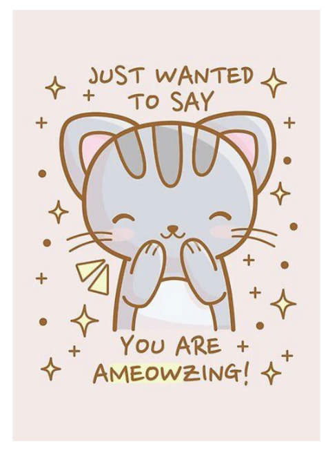 Ameowwzing card
