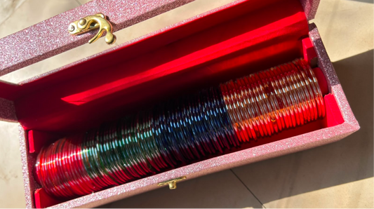 bangle box with (4 dozen bangles)