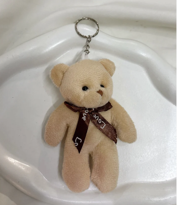 Teddy bear keychain