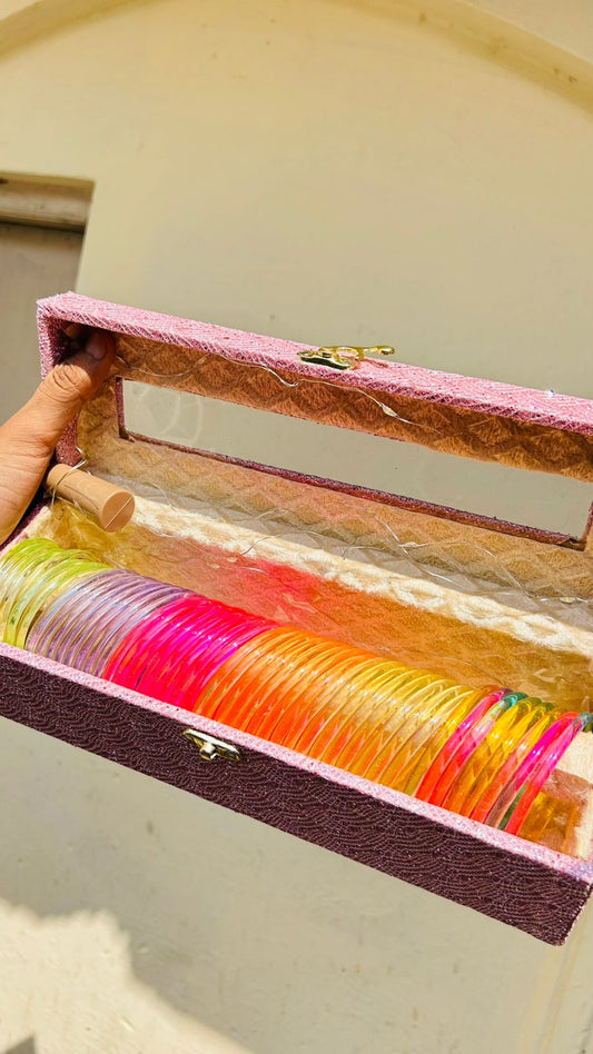 Multi Colour Jelly Bangles Set (48 jelly bangles)